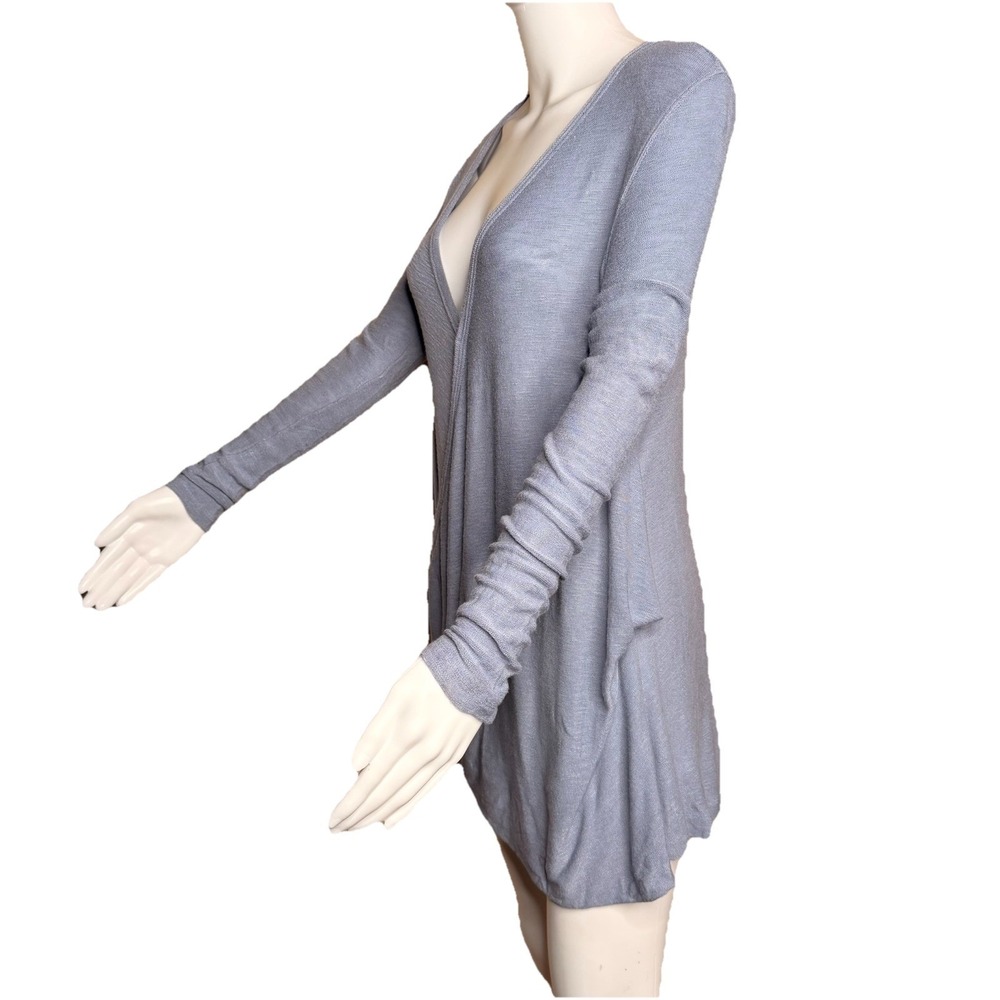 Free People Miss Rose V-Neck Bubble‎ Hemline Blouse Lilac Size X-Small - Picture 6 of 16